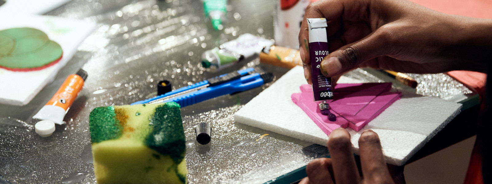 Workshops - Storytelling through patterns (STENCIL PRINTING)