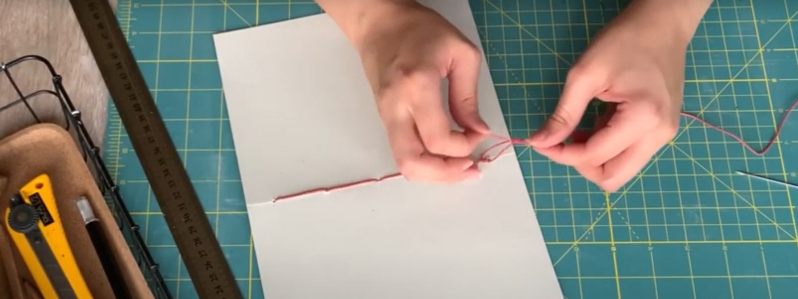 Tutorials - Bookbinding Tutorial: Saddle Stitch and Coptic Stitch