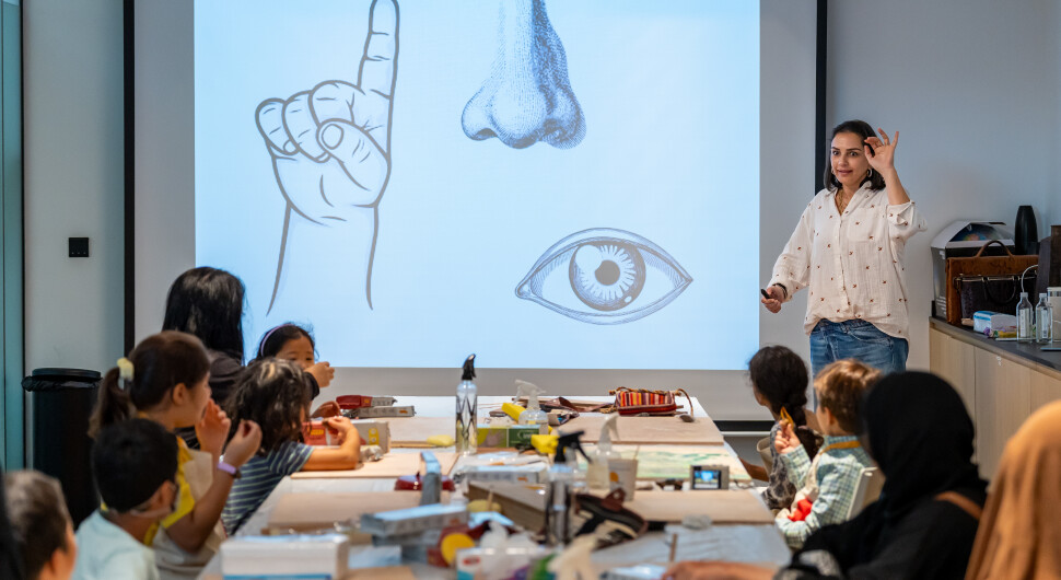 Intergenerational Learning - Saloua Choucair’s Interlocking forms with Zara Peters