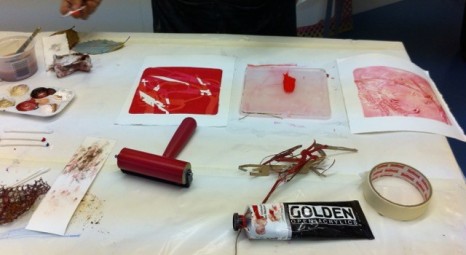 Workshops - Family Photographs <br> An Introduction to Acrylic Transfer Techniques