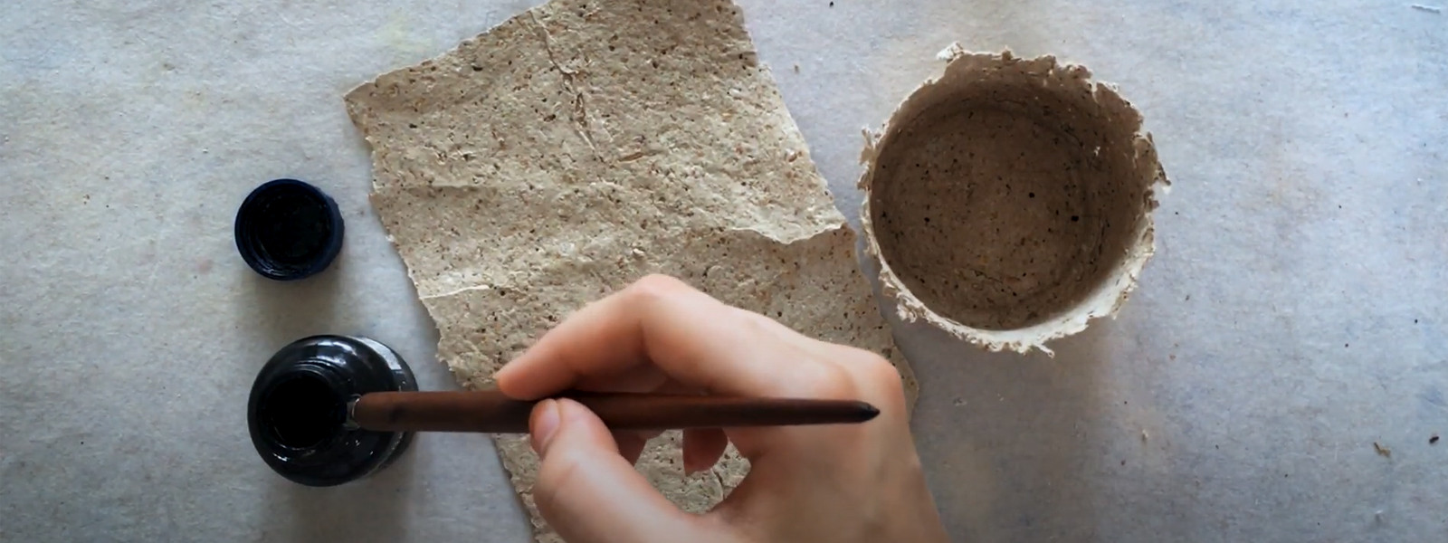 Tutorials - Papermaking from compost materials