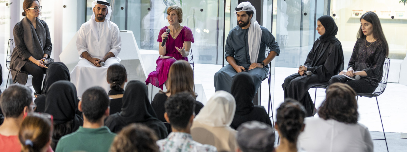 Talks - Community & Critique: Salama bint Hamdan Emerging Artists Fellowship 2018/19 Cohort 6 show